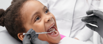 Children at the dentist